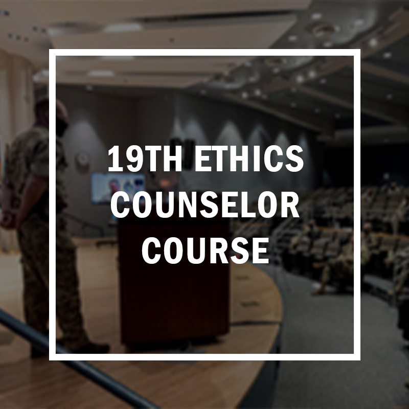 19th Ethics Counselor Course