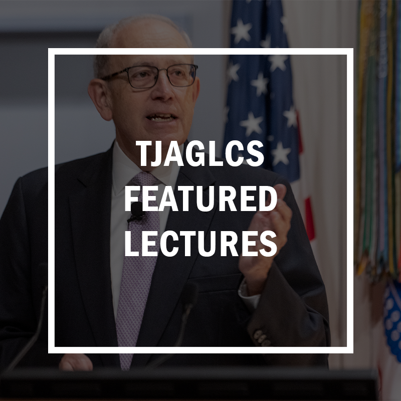 TJAGLCS Featured Lectures