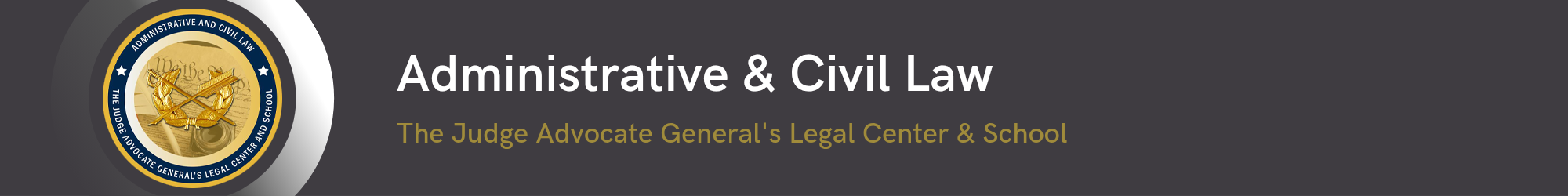 Administrative and Civil Law Banner