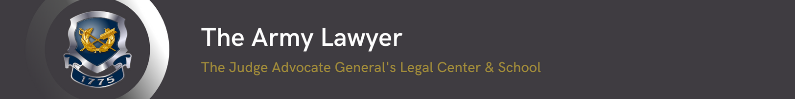 The Army Lawyer Banner